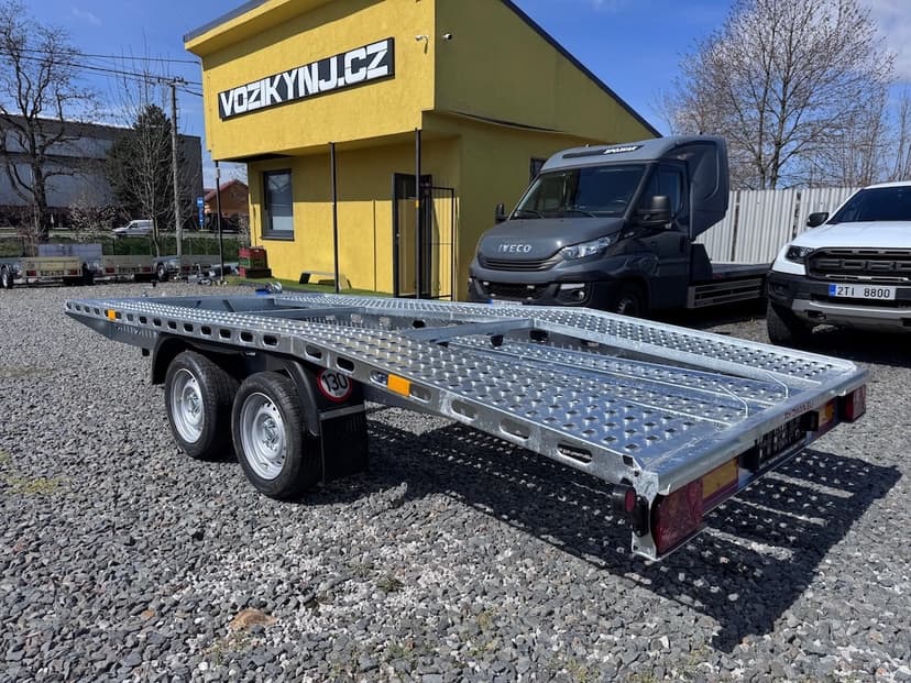 Přívěsný vozík,autopřepravník 410x195cm,2700kg,VDI2700