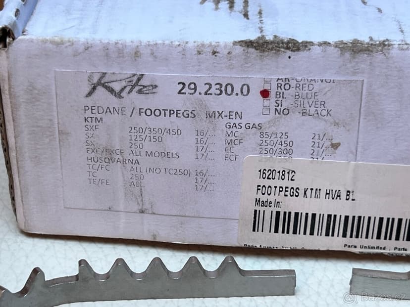 Nové stupačky KITE