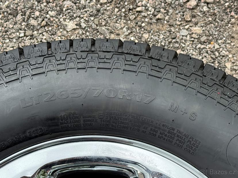 17" 8x165 DODGE RAM 2500 3500 CHROM ORIGINÁL