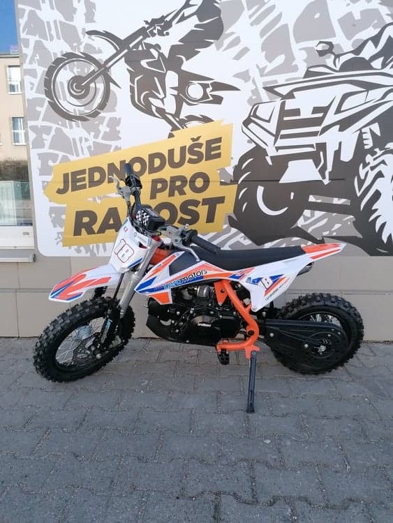 Pitbike Spirit 90 12/10 Automat Oranžová