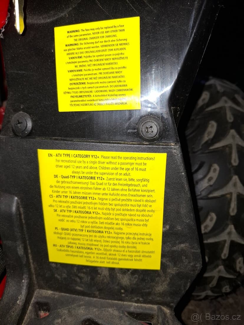 Dětská elektronická čtyřkolka