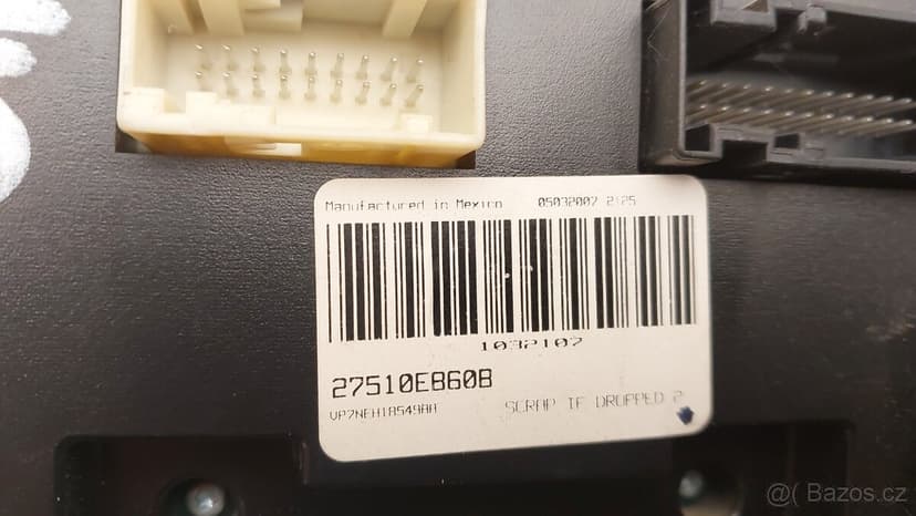 Nissan Navara D40 : Ovladač topení 27510EB60B