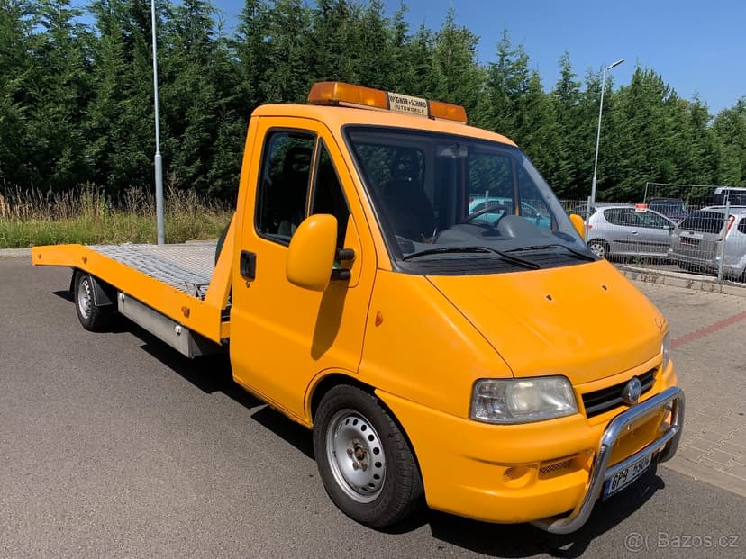 Prodám Odtahovku Fiat Ducato 2,8jtd 94kw, 3,5t, Nová STK.