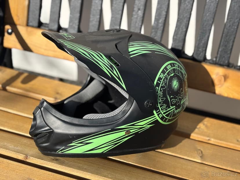 Moto přilba Tornado JST Enduro Junior + kalhoty SHIFT