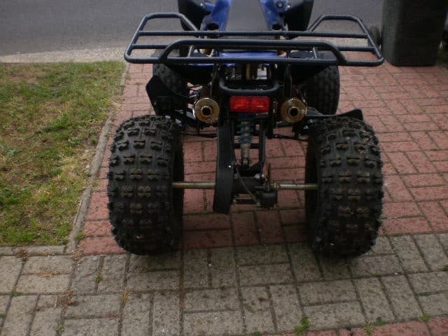 dětská čtyřkolka 125ccm modrá