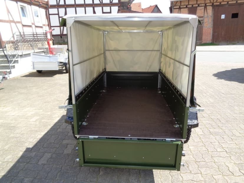 Valníkový Plachtový Military OFFROAD Přívěsný Vozík 1000kg