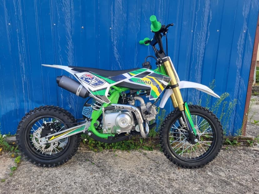 Pitbike APAQ 125ccm XB27 14/12 E-START poloautomat zelený