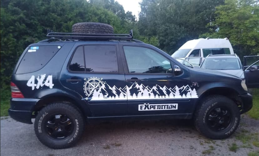 OBYTNÝ OFFROAD Expediční speciál Mercedes W163 ML270 cdi