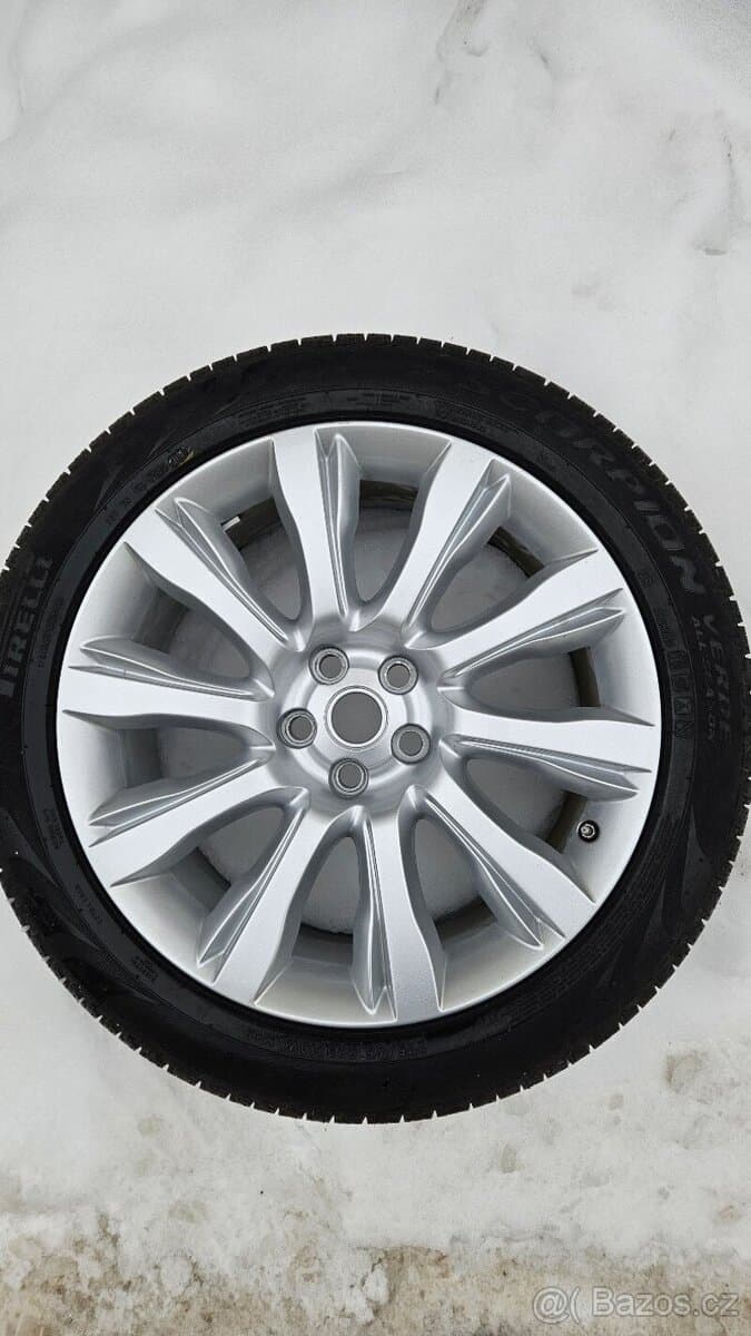 TOP ALU kola Land Rover 21" – 5×120, Pirelli 98 %