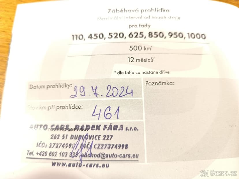 Prodám CF Moto 850 eu5