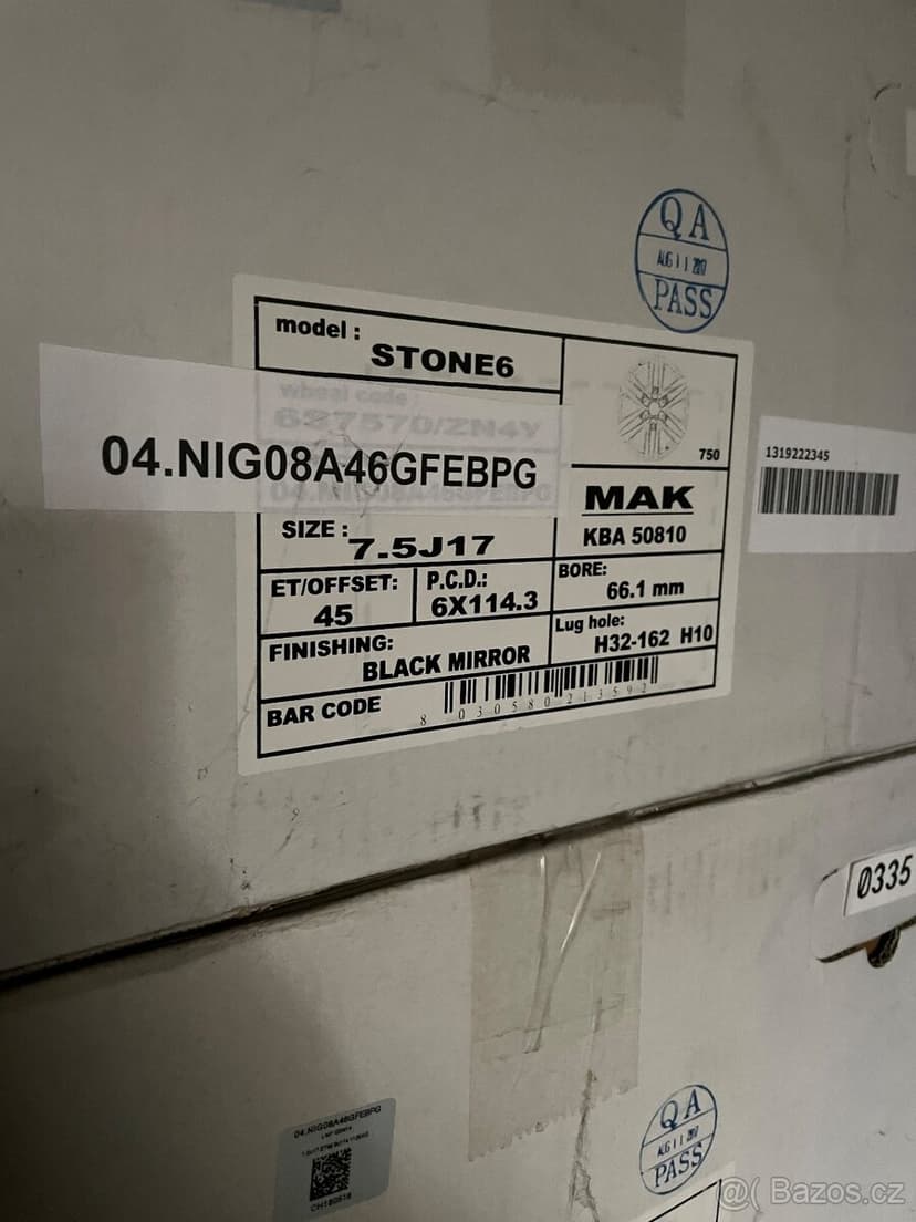 nové hliníkové disky MAK STONE 6