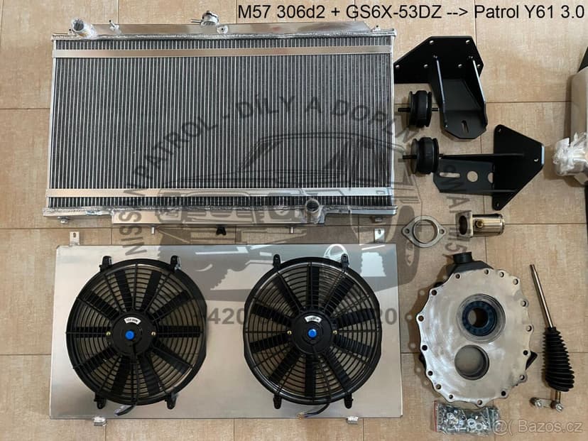 NISSAN PATROL Y60/Y61 - SADA PŘÍSLUŠENSTVÍ PRO SWAP M57