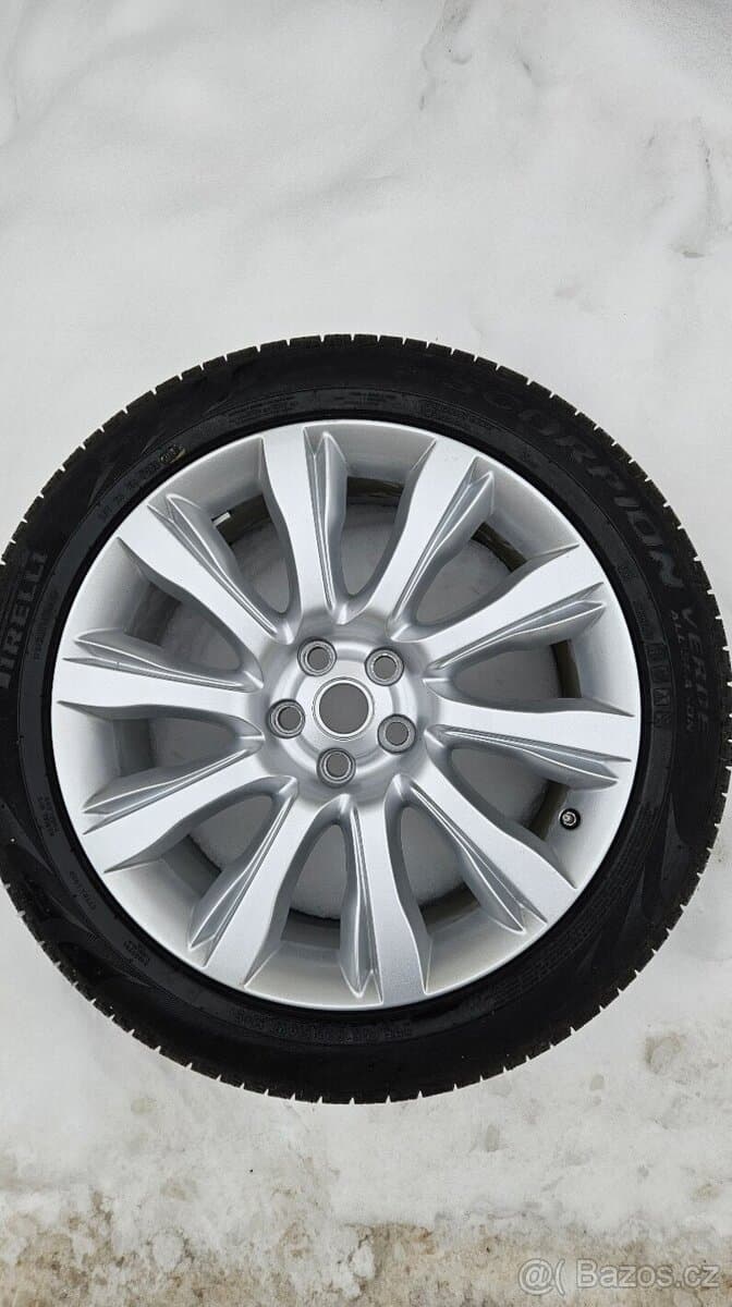TOP ALU kola Land Rover 21" – 5×120, Pirelli 98 %