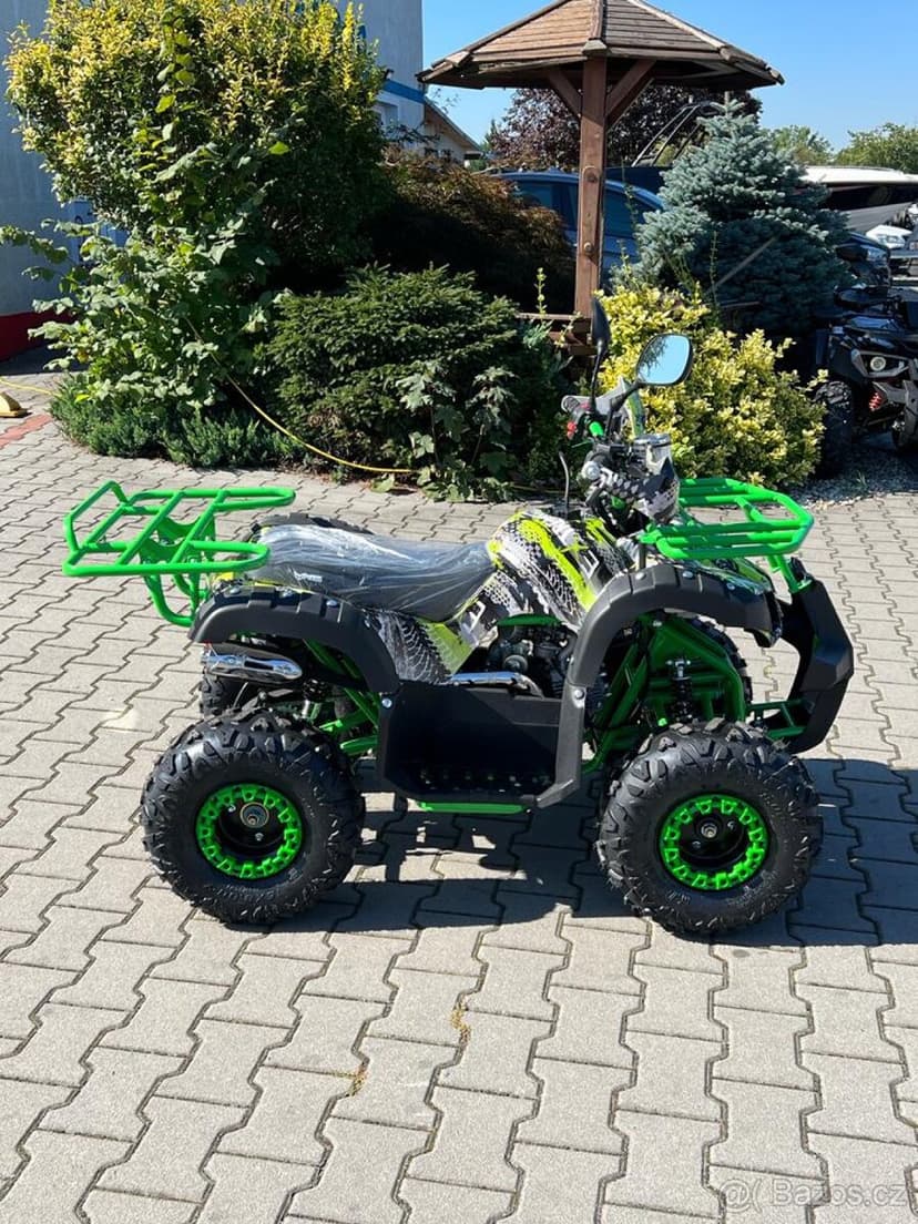 Dětská čtyřkolka Toronto125cc 1G7 Deluxe -zelené grafity