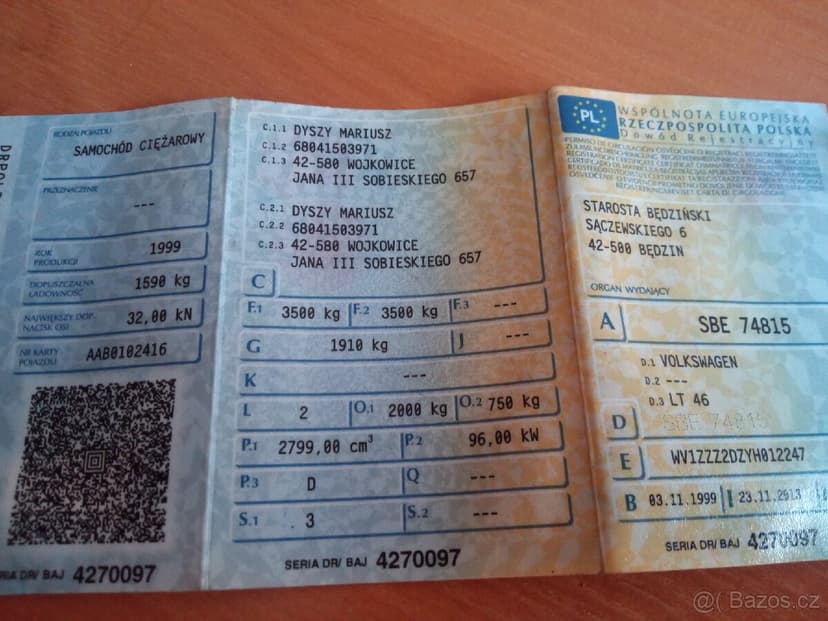 Odtahovka LT 46 2.8TDi Maxi