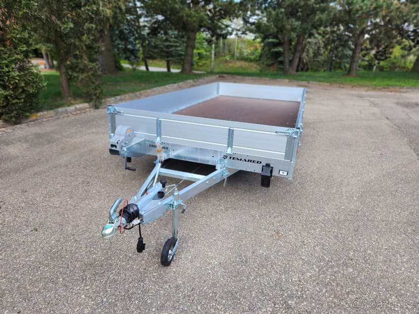 Sklopka Temared, ALU bočnice, 406x204cm, 2700kg, nájezdy