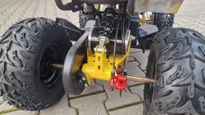 Dětská elektro čtyřkolka ATV Torino 1200W 48V graffiti žlutá