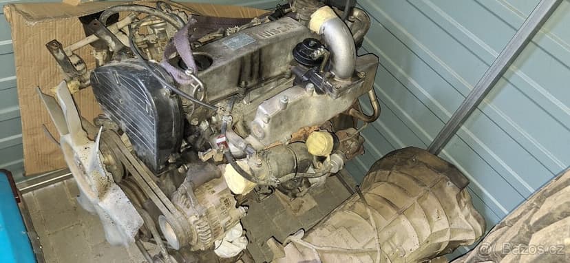 Kompletni motor Nissan Patrol y61 2,8TD mech. čerpadlo