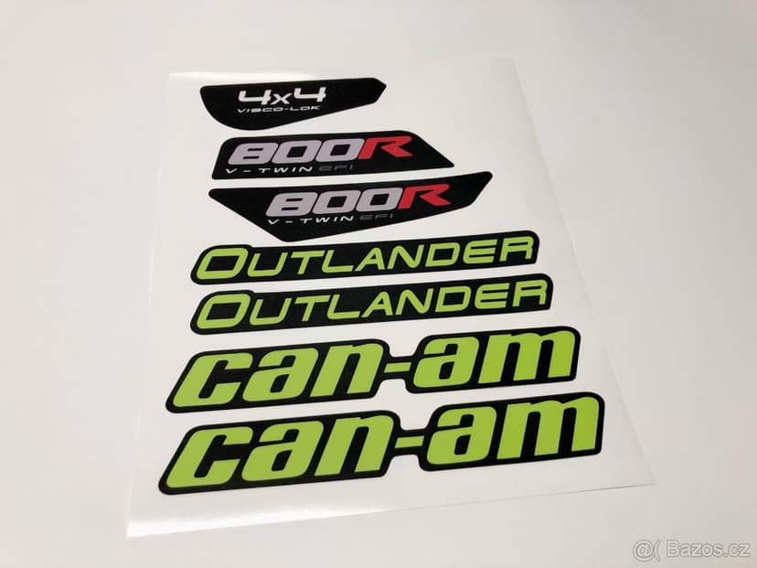 Samolepky Can-Am Outlander