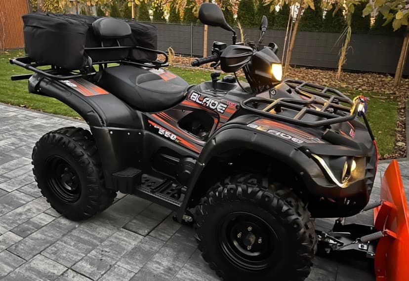 TGB Blade 550 s radlicí na sníh