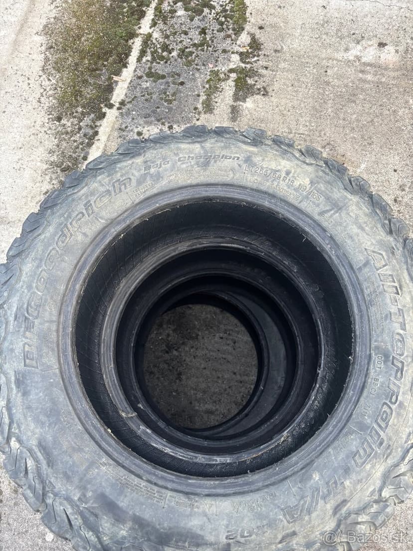 4x BFGoodrich ALL-TERRAIN T/A KO2 265/60R18 119S