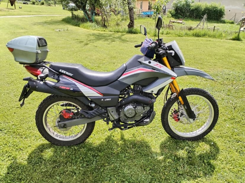 enduro keeway tx 125 s tp špz plne pojazdná