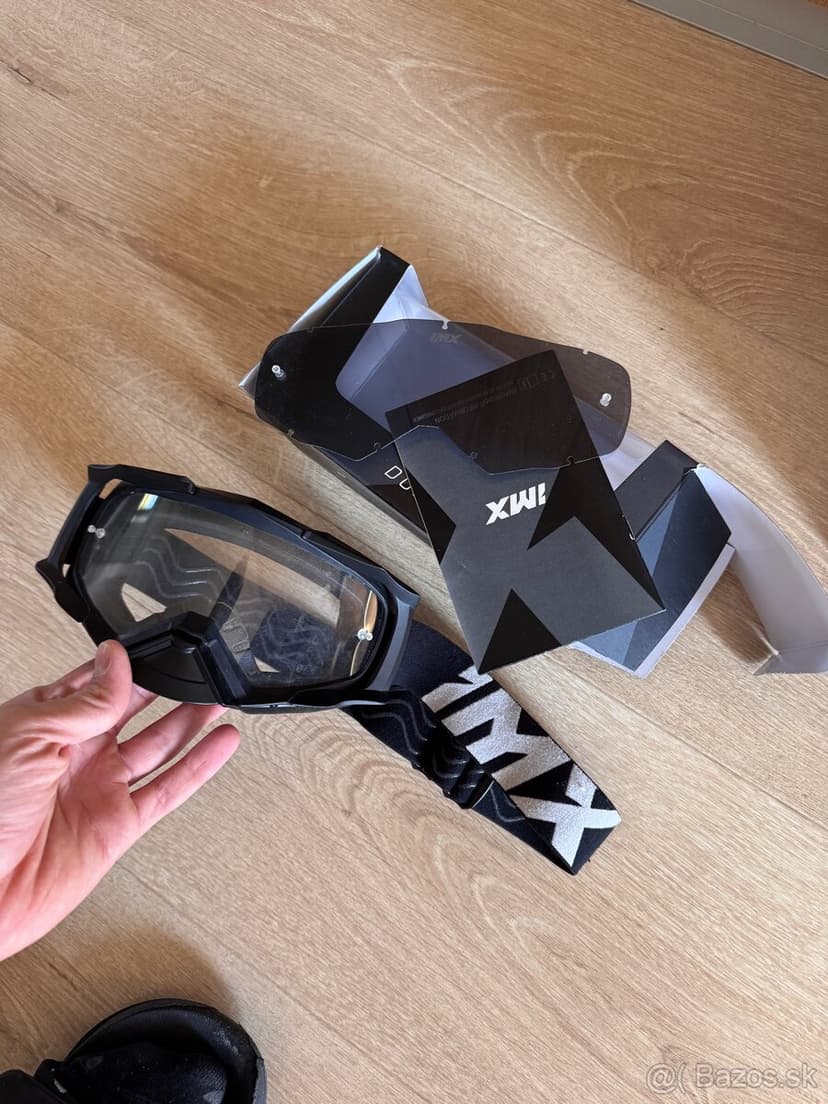 Motocross prilba + okuliare