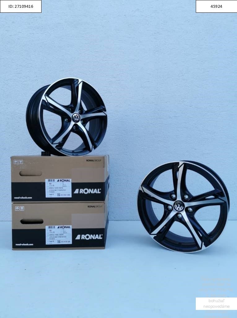 Vw Multivan alu disky Ronal 5X120 7,5X18 ET52 1202