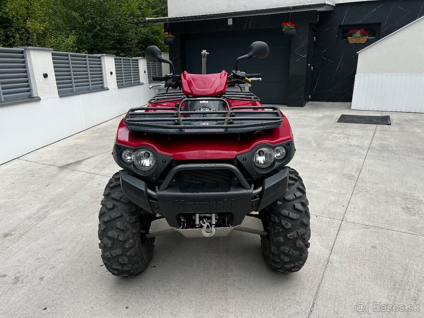 Kawasaki Brute Force 750+Výklopný Vozík+Radlica na sneh