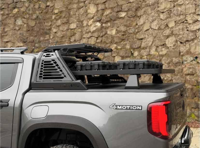 Alu roleta+alu nosič na korbu pick-up Amarok / Ranger 2022+