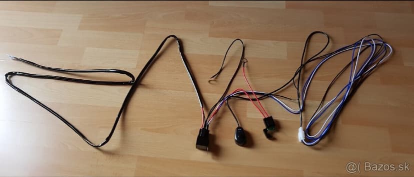 Kabeláž na led rampy - svetla