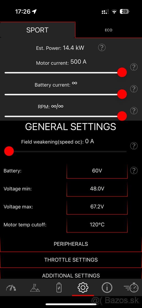 Predám Surron Light Bee X 13,5kW,  60V70A