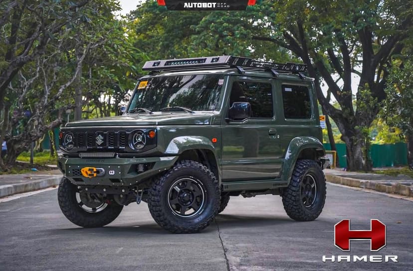 Bočné ochranné nášľapy HAMER na Suzuki Jimny 2018+