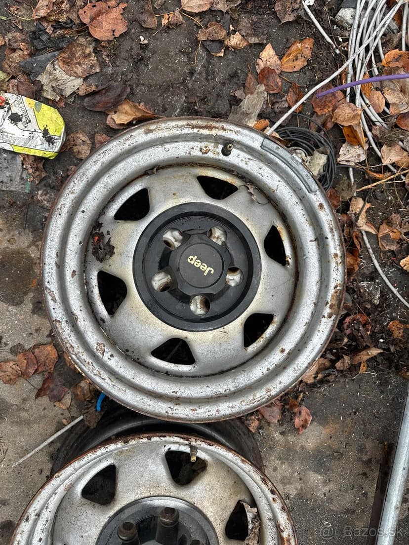 Wrangler YJ plechové disky - origo