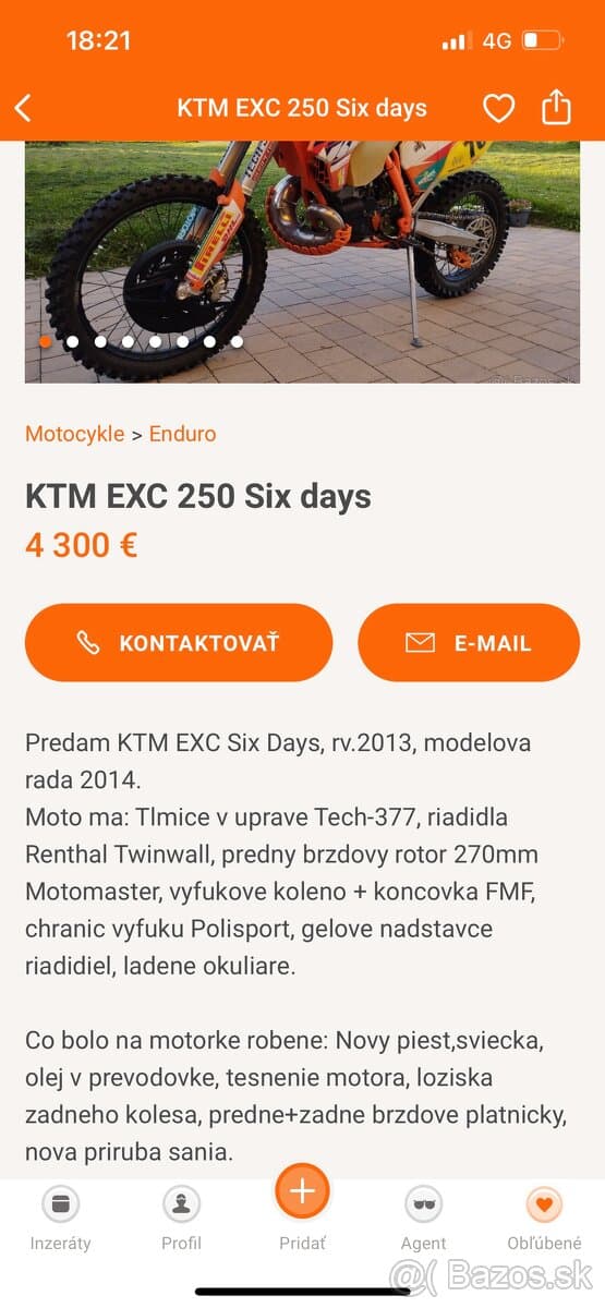 KTM exc 250 R factory