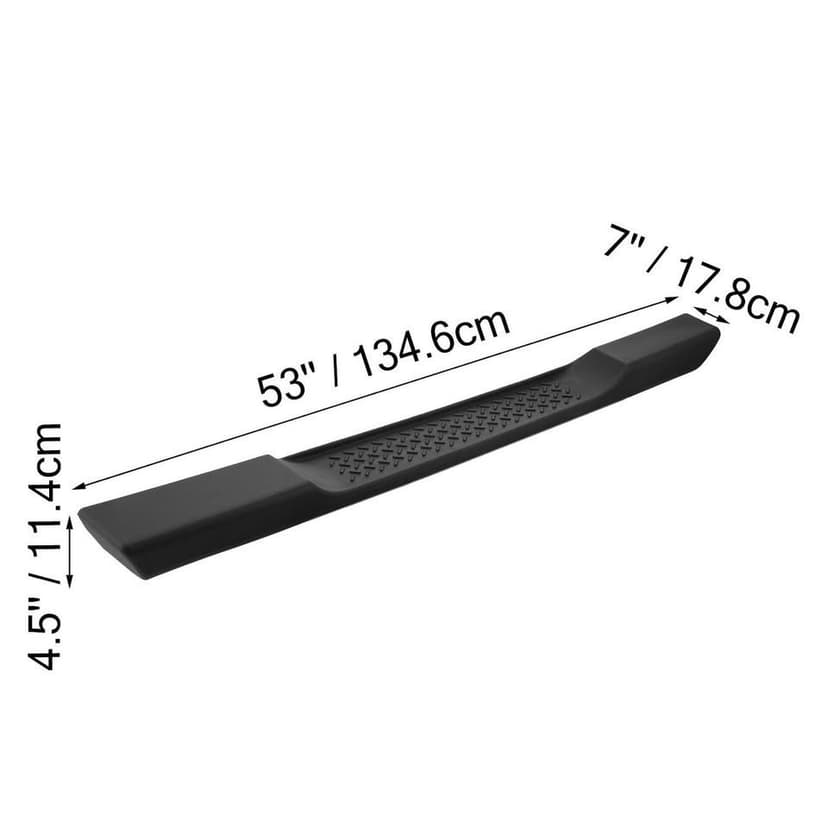 Boční nášlapy pro Jeep Wrangler JK 2007-2018 (2-dveřové)