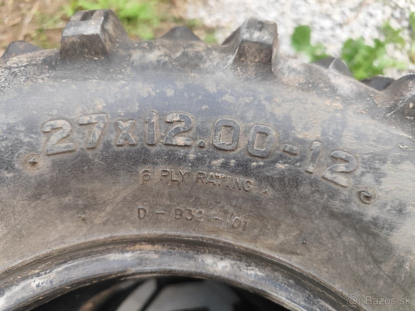 Predám pneumatiky na štvorkolku / ATV