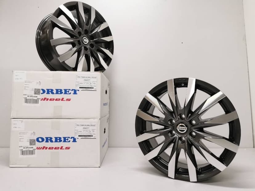 Nissan Navara alu disky 7,5J R18 6x114,3 ET40