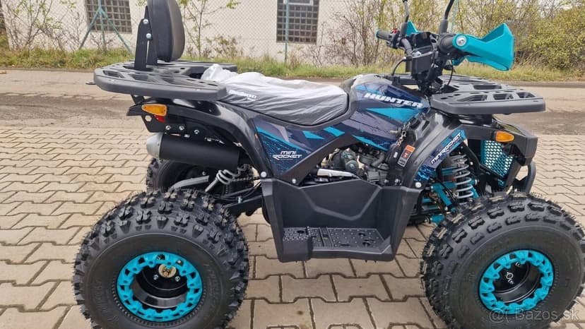 Dětská čtyřtaktní čtyřkolka Hunter II 125ccm modra