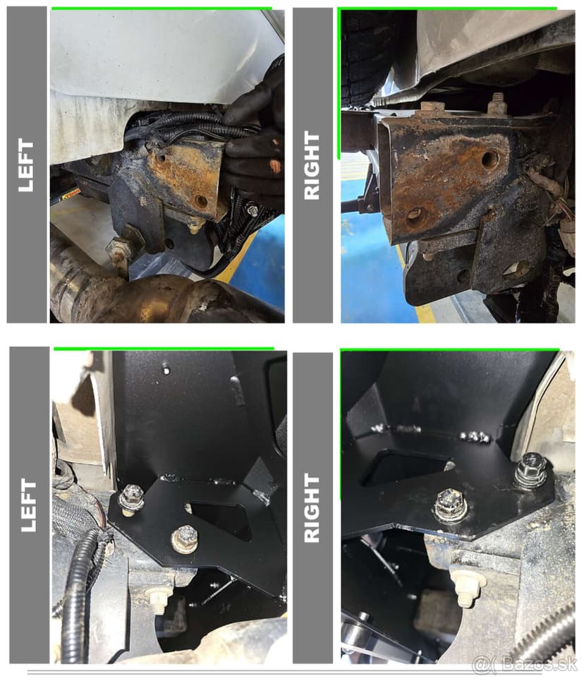 Zadný pevnostný nárazník Nissan Patrol Y61