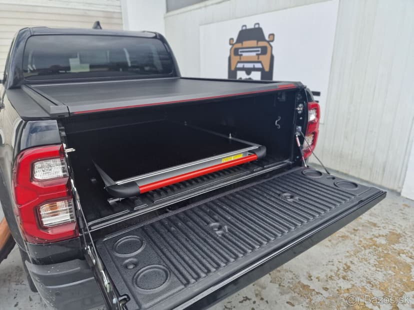 Hliníkovú roleta korby Toyota Hilux
