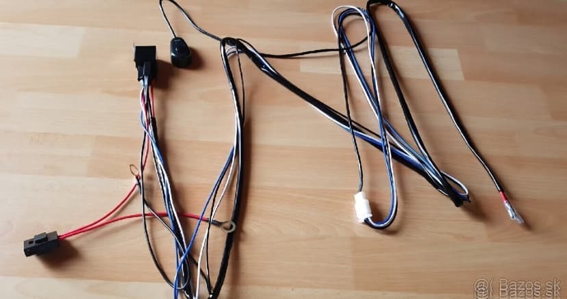 Kabeláž na led rampy - svetla