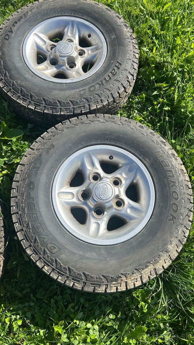 Land Rover Disky Gumy Pneumatiky