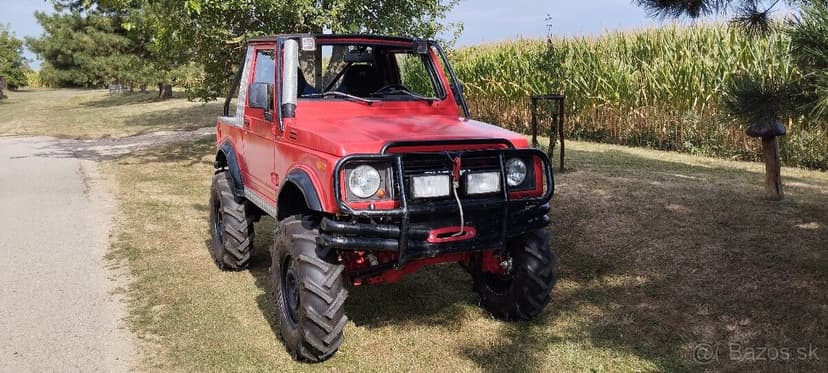 Suzuki Samurai off-road špeciál s portálovými nápravami