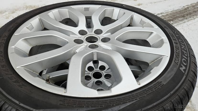 Originální ALU kola Land Rover 20" 5x108 – Pirelli