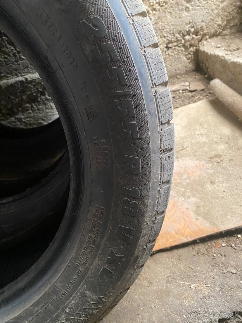Predám zimné Pneu 255/55 r18