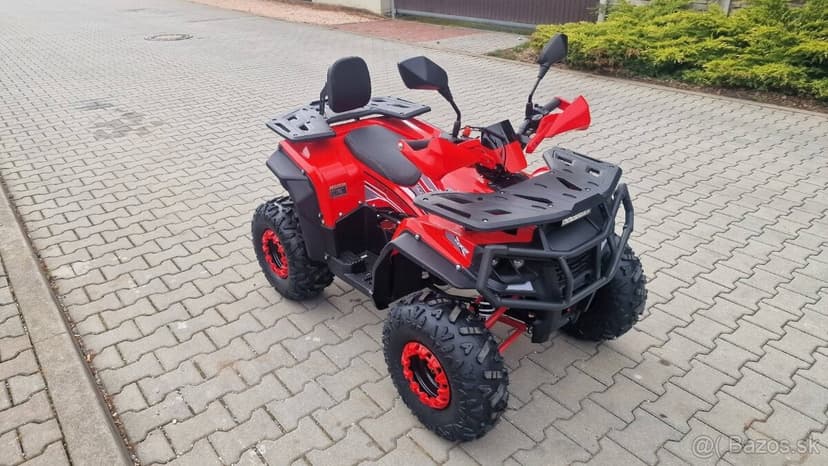 Dětská čtyřtaktní čtyřkolka ATV RockRider 125ccm cervena