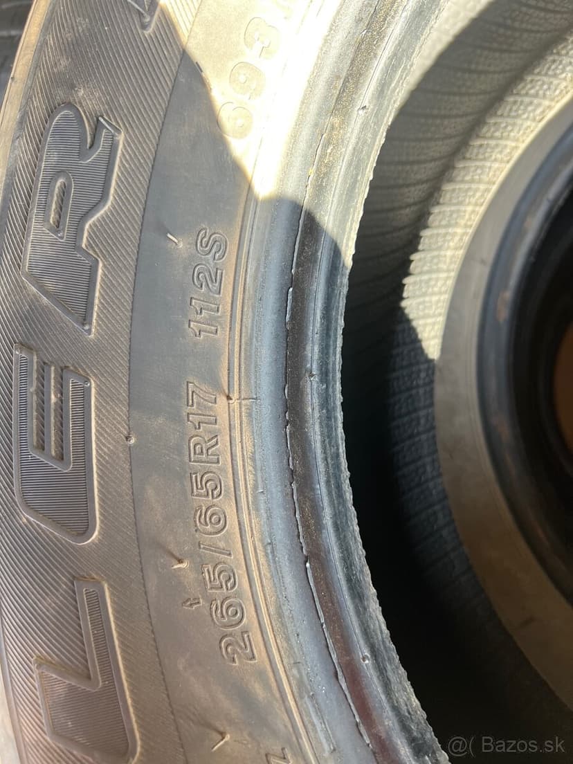 265/65 R17  112s A/T leto