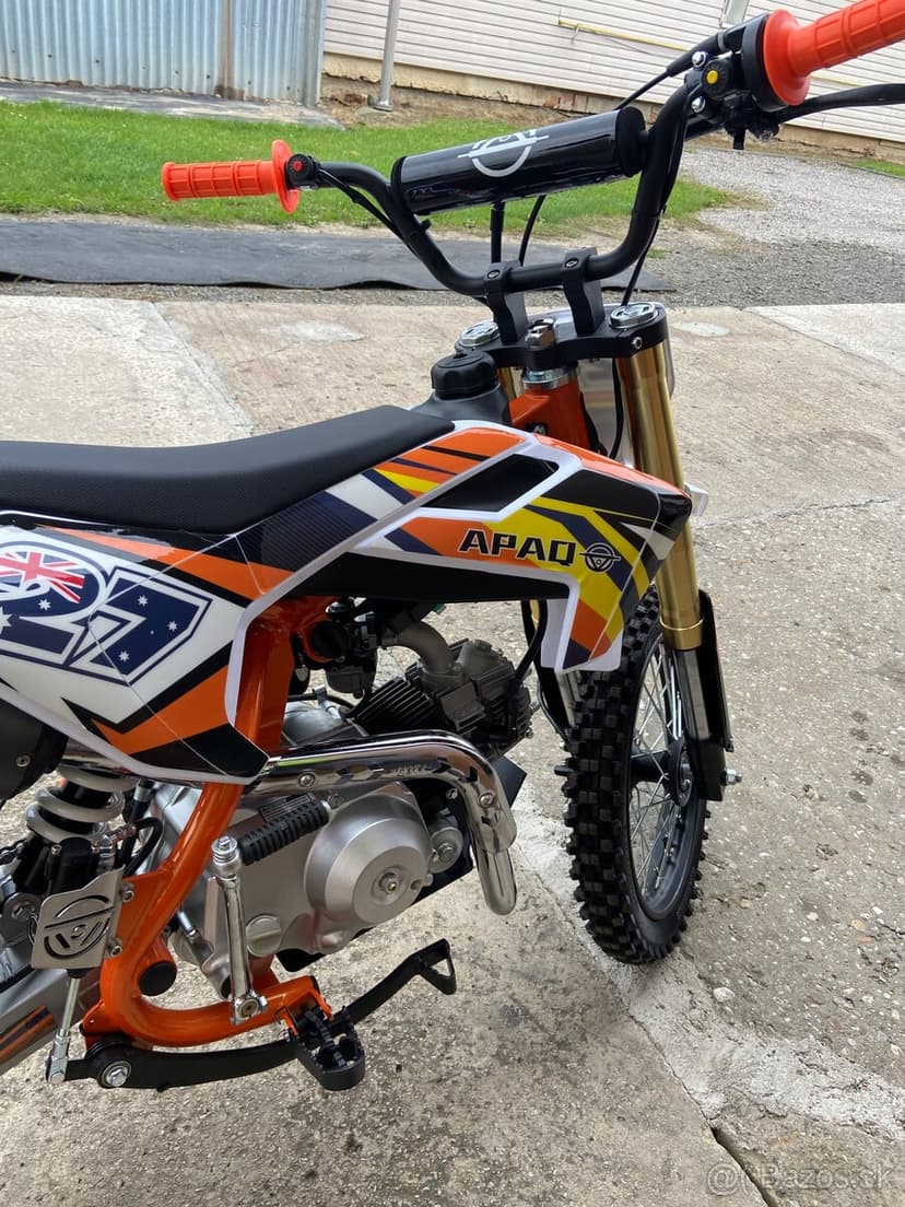 Nový - PITBIKE APAQ XB-27 125ccm – poloautomat 14/12 e-start