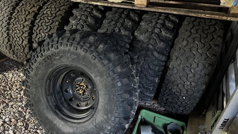 4x Silverstone MT-117 35x11,5 R15 LT 122K + disky 6x139,7